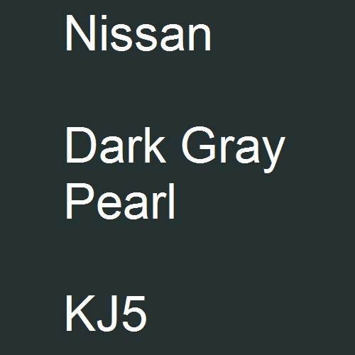 Nissan, Dark Gray Pearl, KJ5.